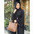 Shop Black abaya design by Astore