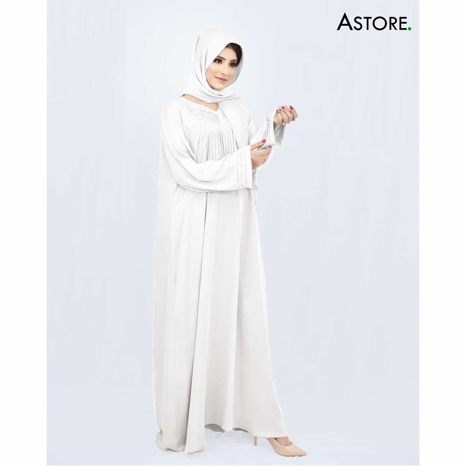 Grace Abaya with White in Pakistan