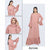 Pleated Maxi Abaya (Pink) by Astore