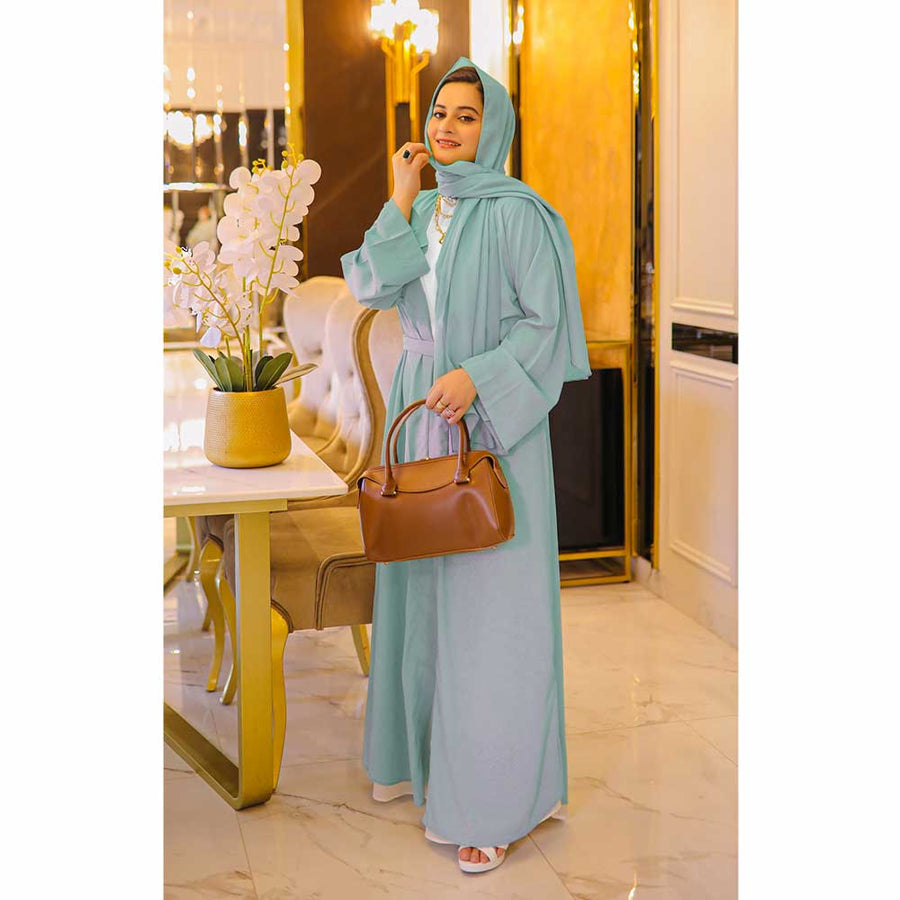 Abaya (Sapphire blue)) for women online in Pakistan