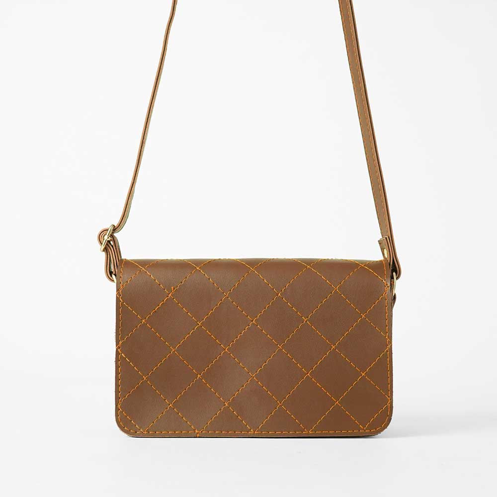 Gold leather clearance crossbody bag