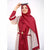 Shop Crimson Front Open Abaya by Astore