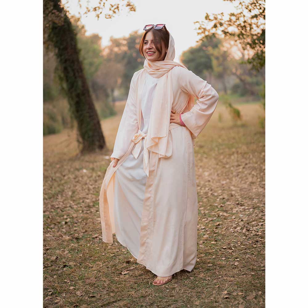 Abaya (Light Peach Color)