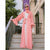 Puff Sleeves Front Open Abaya (pink) Online in Pakistan - Abaya Sale