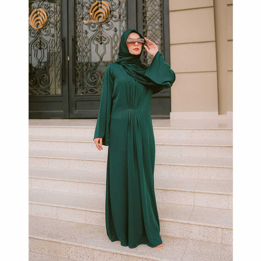 The Royal Abaya (Emerald Green) online in Pakistan - Women Hijab