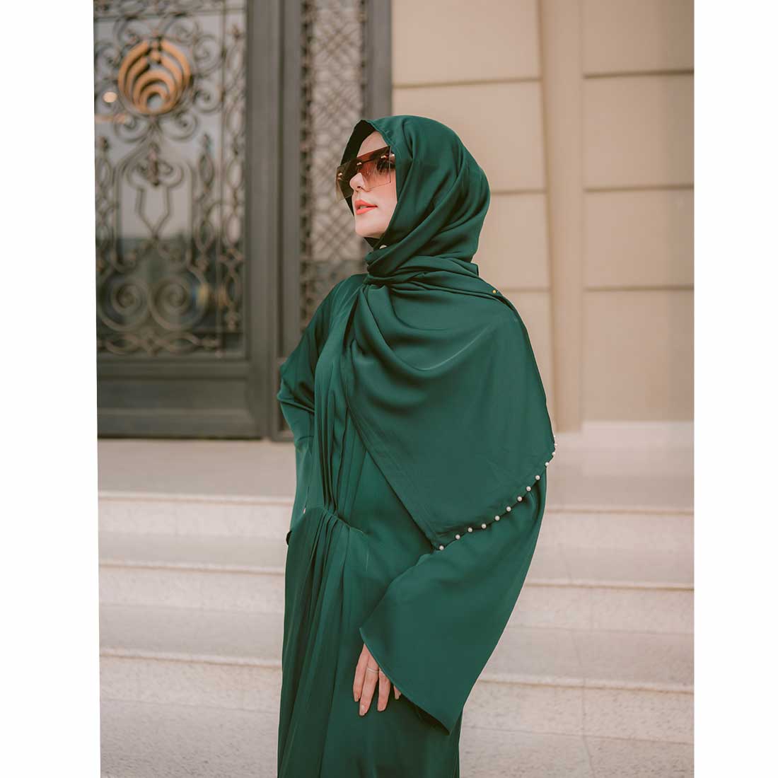 The Royal Abaya Emerald Green online in Pakistan Astore