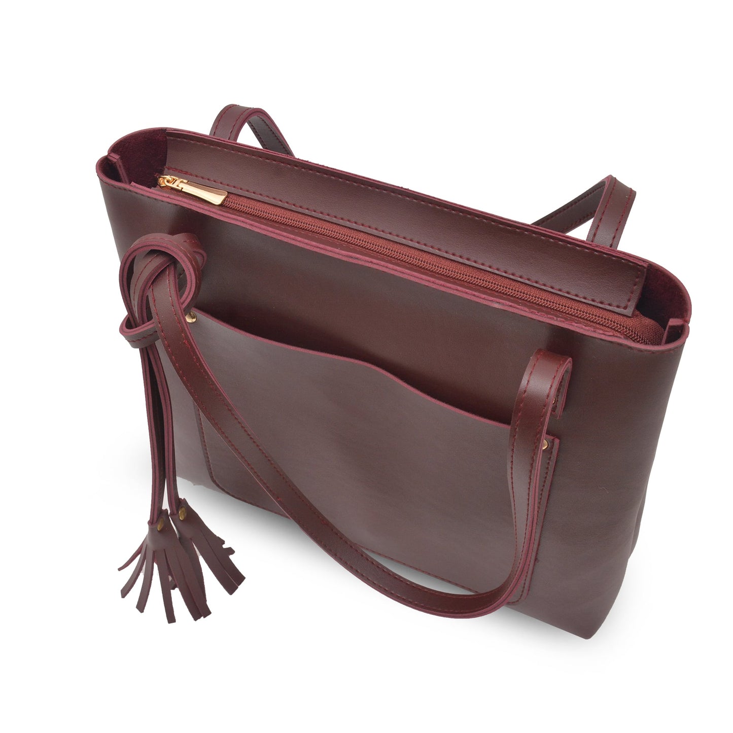 Retro Shoulder Bag Maroon