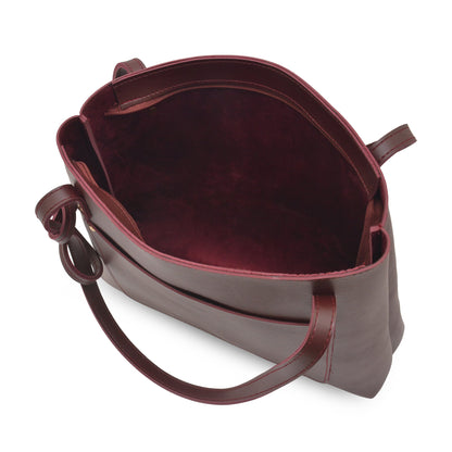 Retro Shoulder Bag Maroon