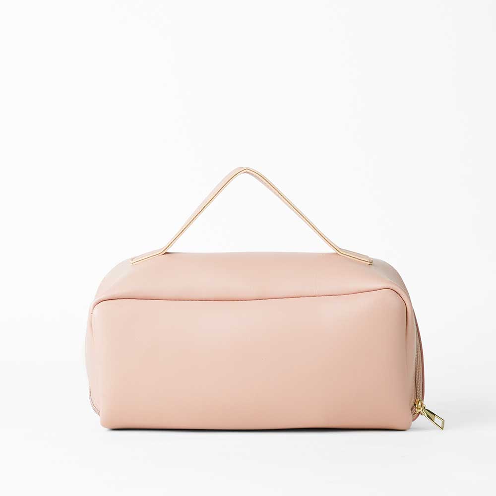 Large Capacity Travel Cosmetic Bag Peach