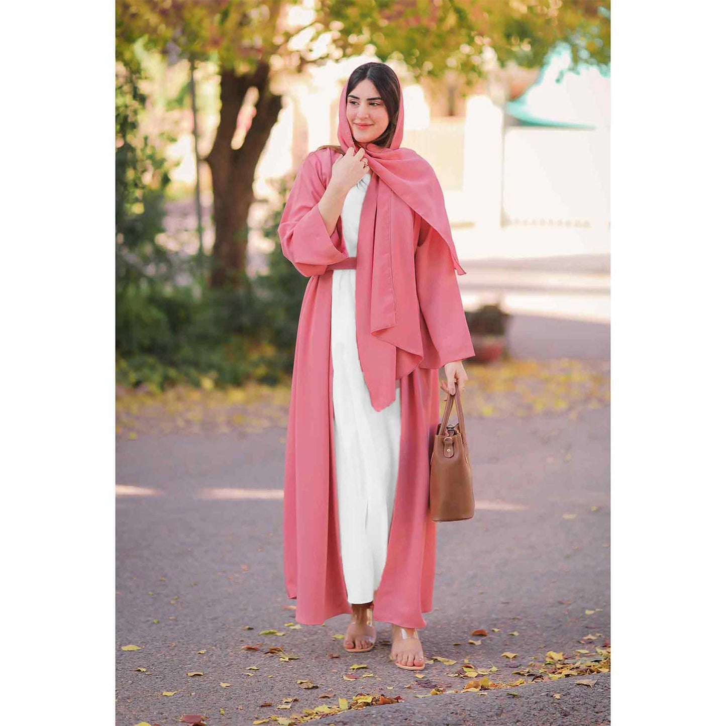 Abaya (Light Pink Color)