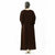 Shop Long Sleeve Wavy Maxi Dress (brown) Online in Pakistan